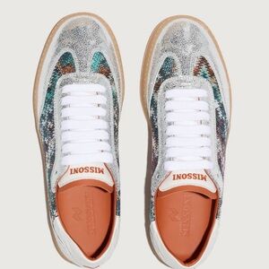 Missoni Women's Snakeskin Pattern Sneakers Size 9